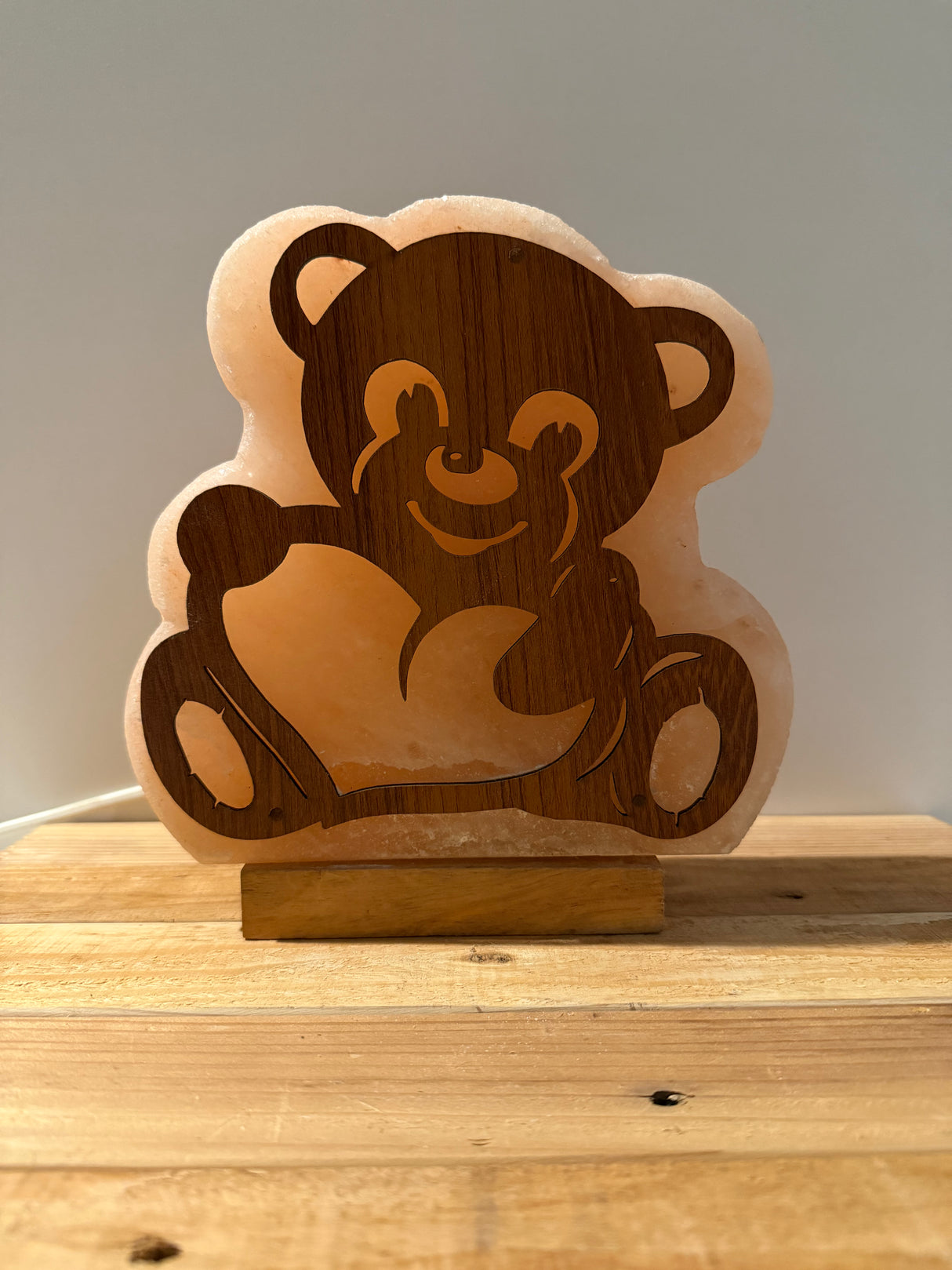 Himalaya Zoutlamp - Beer 3D - incl. kabel & reservelampje