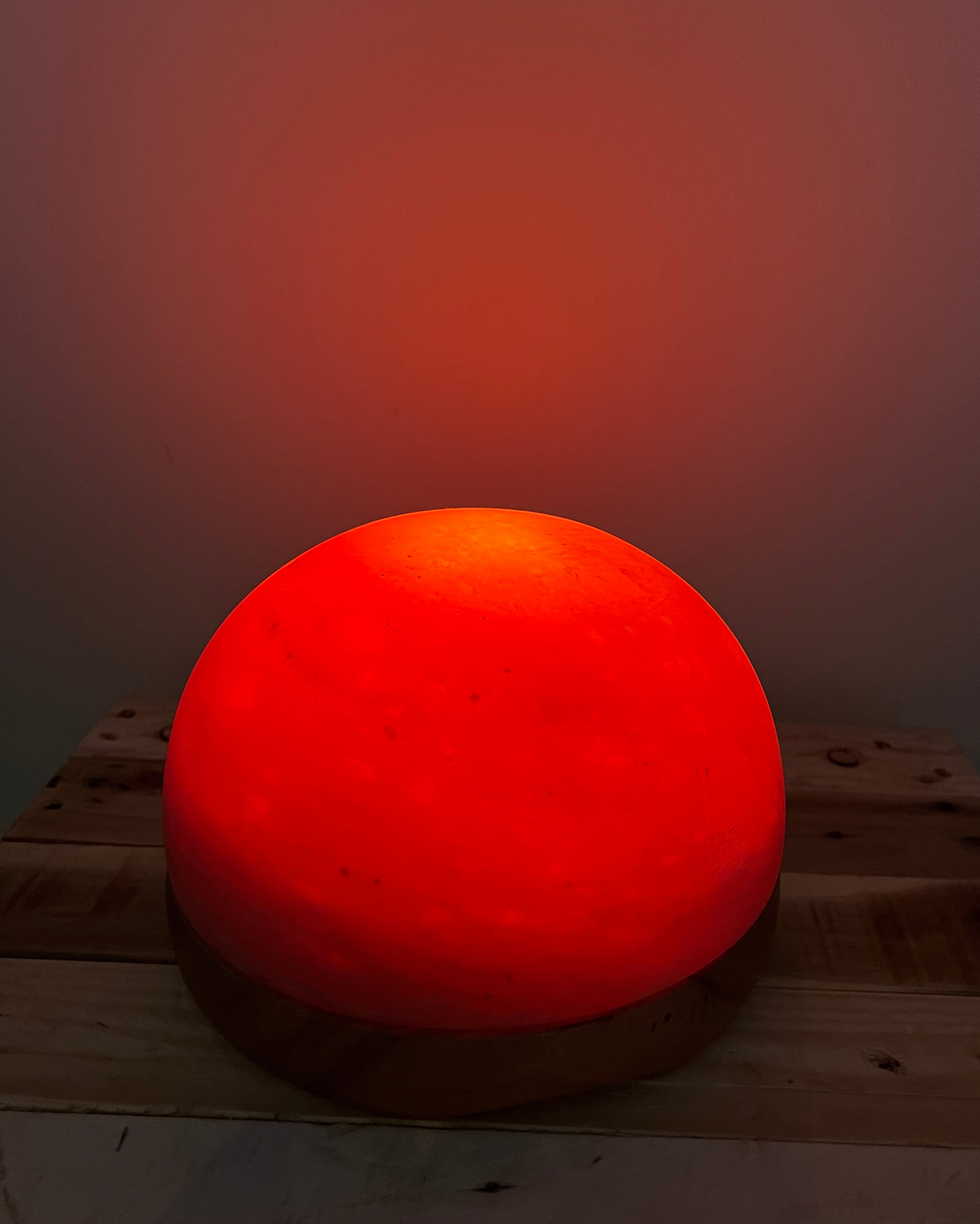 Himalaya zoutsteen detox dome voor voeten, met warmtefunctie voor ontspanning, doorbloeding en natuurlijke ontgifting