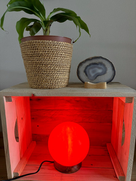 Handgemaakte houten kist van gerecycled hout, ideaal als geschenkkist of decoratieve opberger