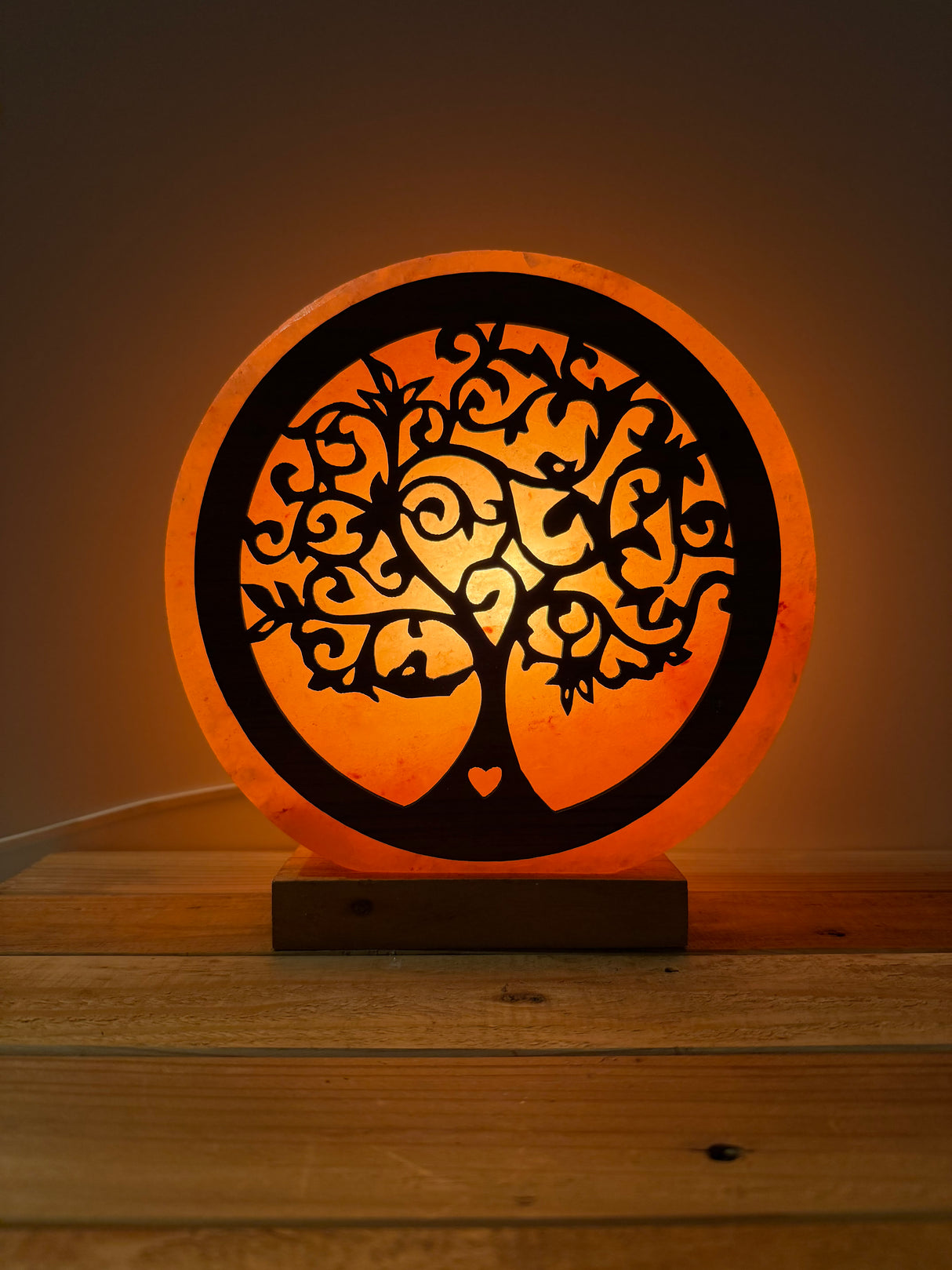 Himalaya Zoutlamp - Levensboom 3D - incl. kabel & reservelampje