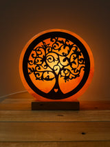 Himalaya Zoutlamp - Levensboom 3D - incl. kabel & reservelampje