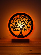 Himalaya Zoutlamp - Levensboom 3D - incl. kabel & reservelampje