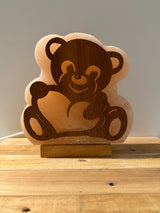 Himalaya Zoutlamp - Beer 3D - incl. kabel & reservelampje