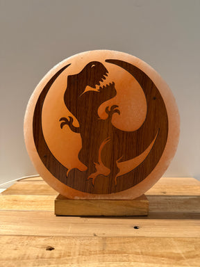 Dino 3D Himalaya zoutlamp sfeerverlichting van natuurlijk zout