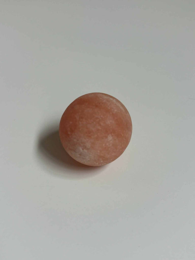 Himalaya badzoutbal 30 mm – set van drie van puur kristalzout voor ontspannend baden en huidverzorging